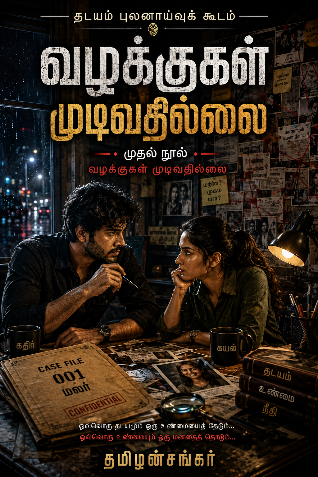 வழக்குகள் முடிவதில்லை தமிழ் நாவல் அட்டை