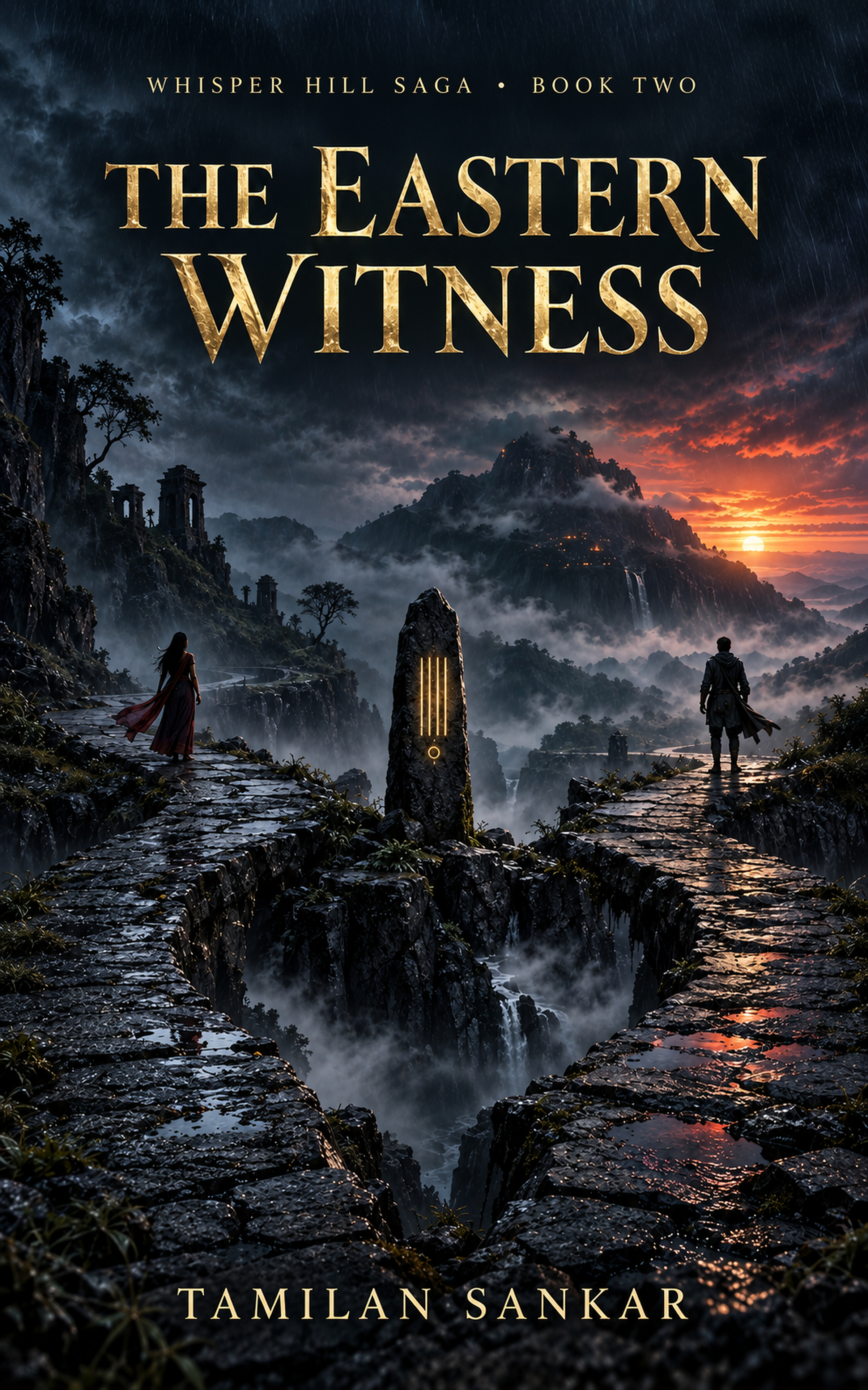 The Eastern Witness front cover, Whisper Hill Saga Book Two, by Tamilan Sankar